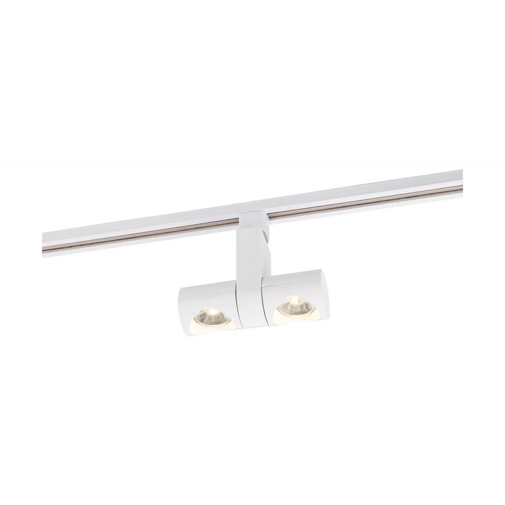 LED 24w Track Head Dual Pipe White 36 deg. Beam Angle 120v