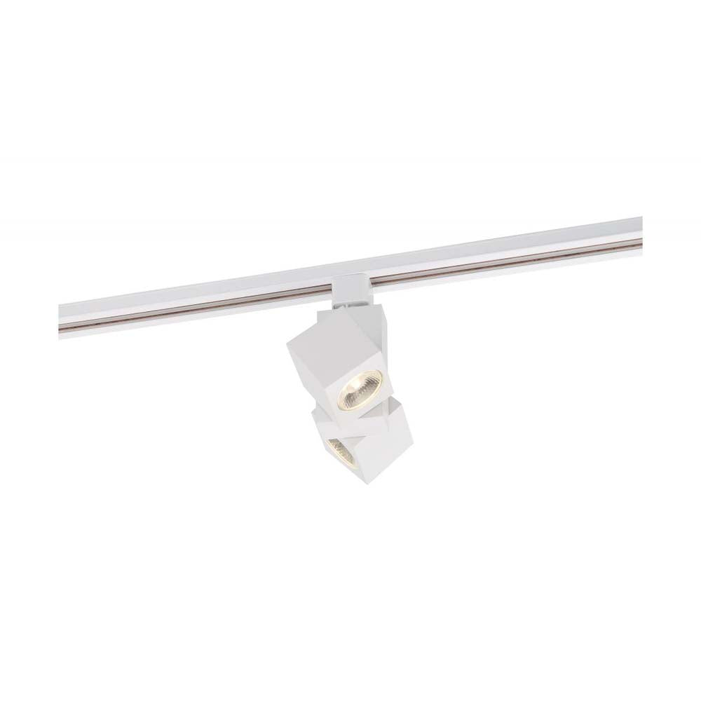 LED 24w Track Head Dual Square White 36 deg. Beam Angle 120v