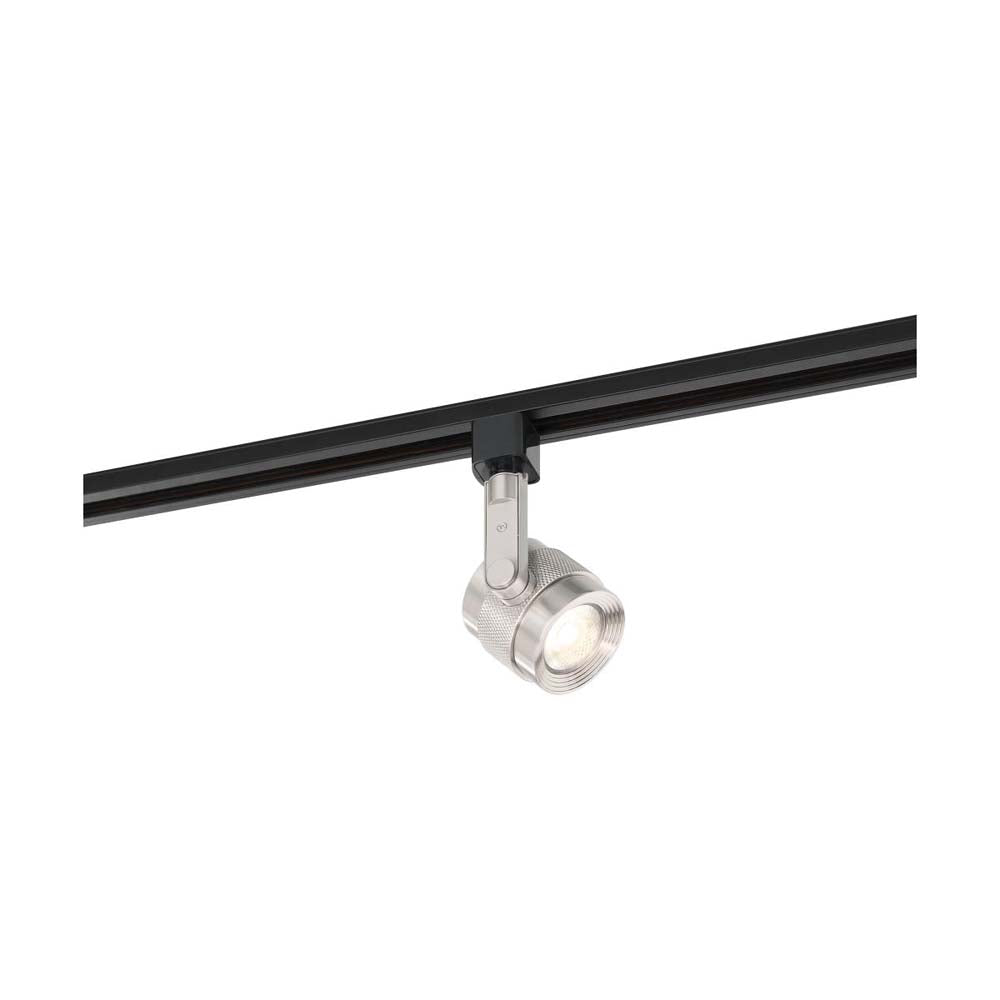 LED 12w Piston Track Head Brushed Nickel 24 deg. Beam Angle 120v
