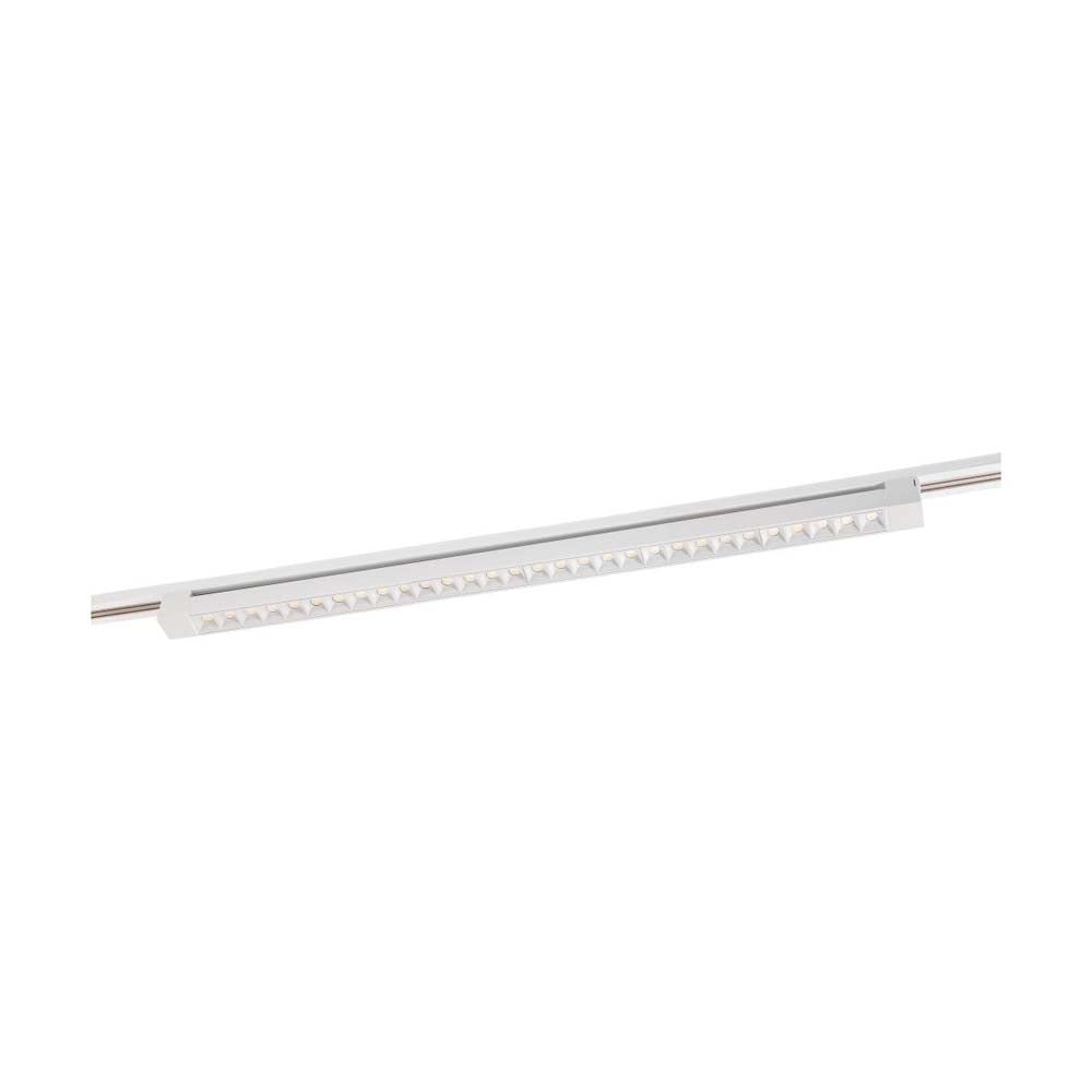 LED 3FT Track Light Bar White Finish 30 deg. Beam Angle 120v