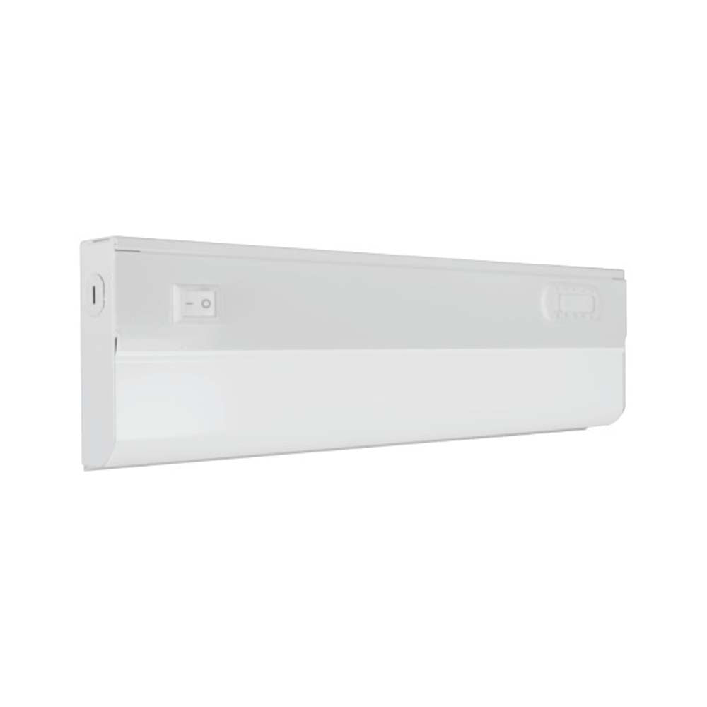 UCB Series 12-inch White Selectable LED Under Cabinet Light with On/Off Switch
