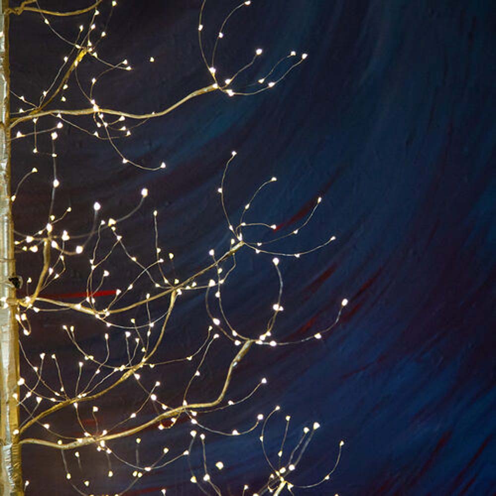 3-ft. Gold Fairy Light Tree, Warm White LED