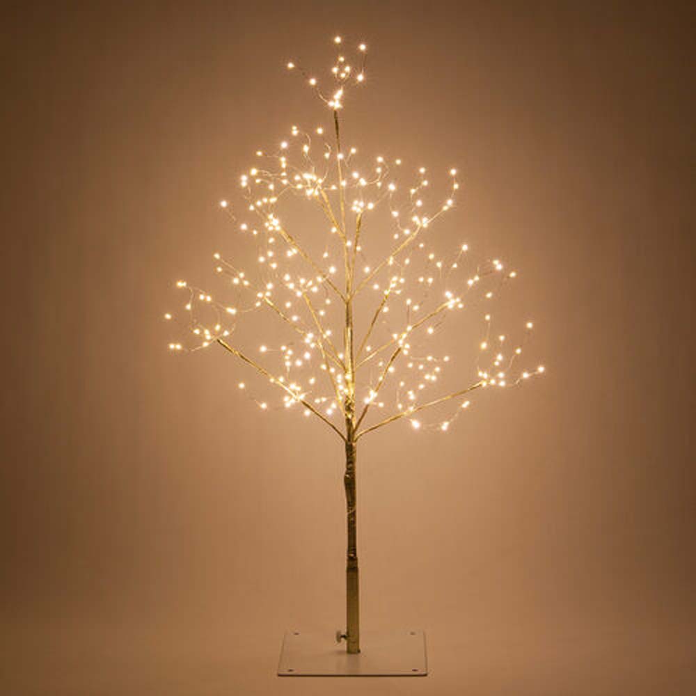 5-ft. Gold Fairy Light Tree, Warm White LED