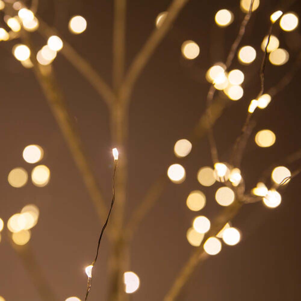 5-ft. Gold Fairy Light Tree, Warm White LED