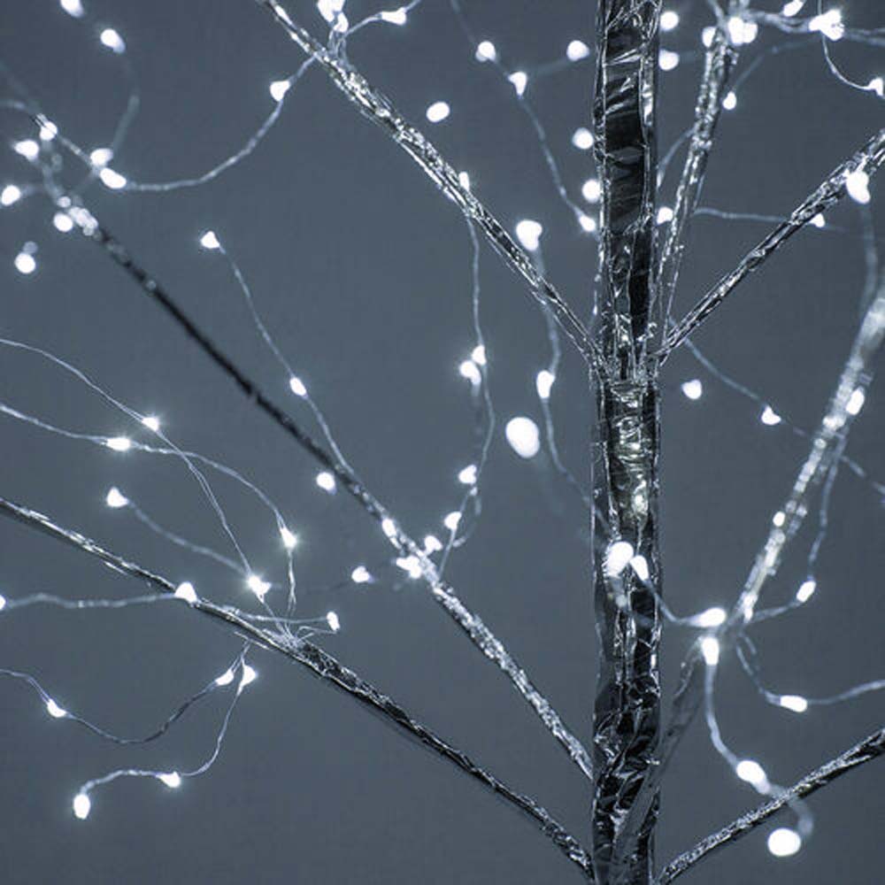 3-ft. Silver Fairy Light Tree, Cool White LED