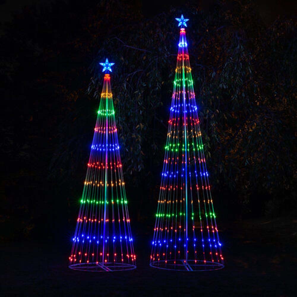9-ft. Multicolor LED Animated Outdoor Lightshow Christmas Tree