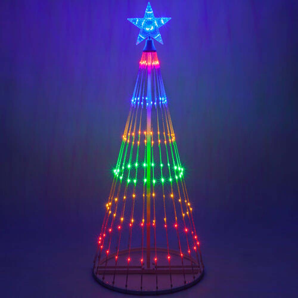 9-ft. Multicolor LED Animated Outdoor Lightshow Christmas Tree