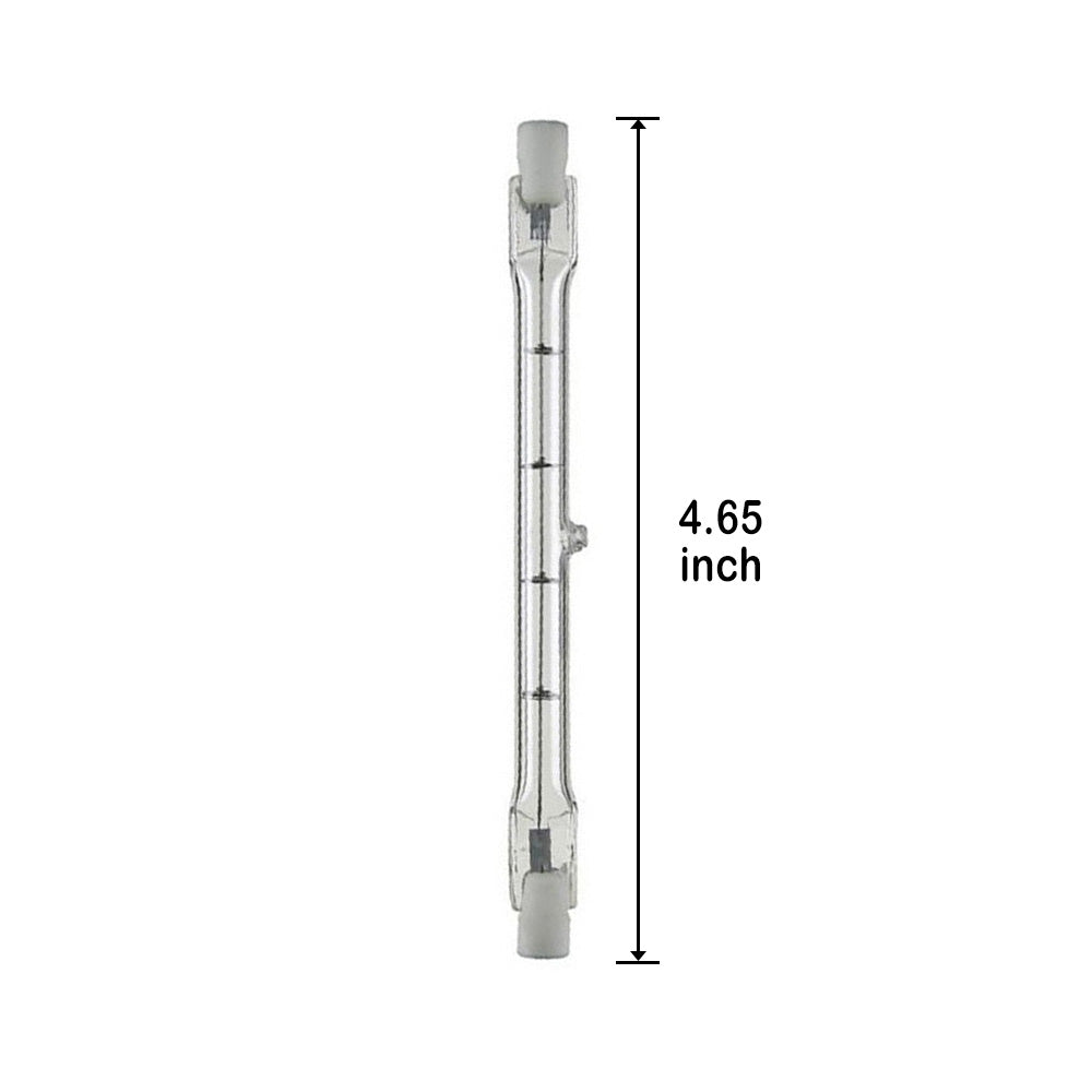 GE12282 Quartz HIR 225w (300 equiv.) R7s Double-Ended Clear Halogen Bulb