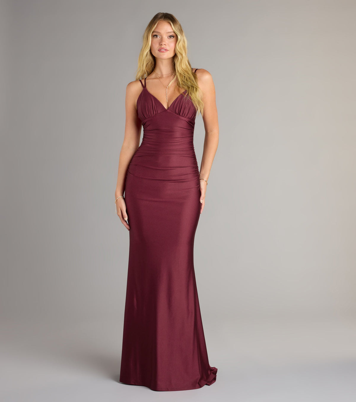 Amelia Lace-Up Mermaid Formal Dress