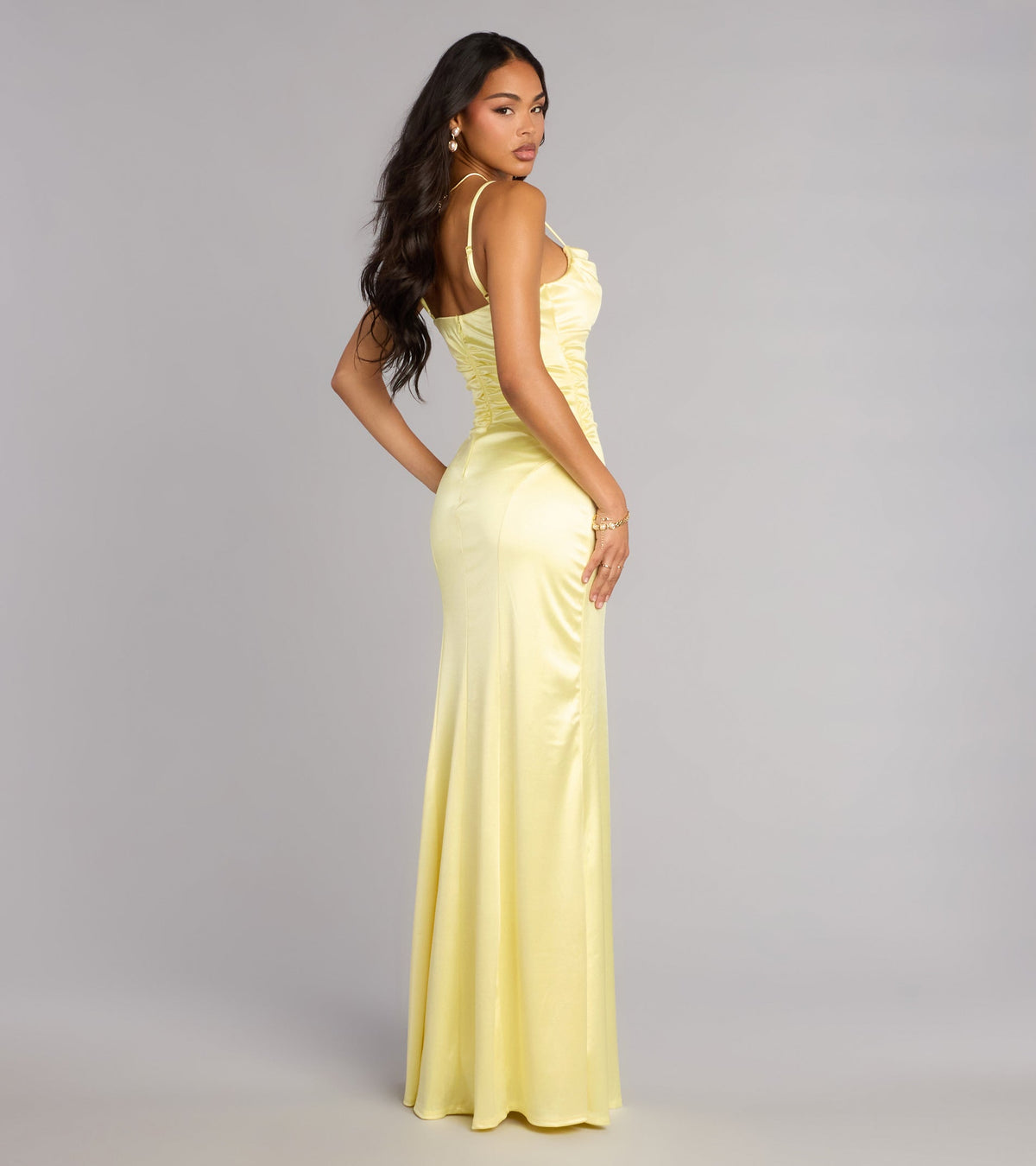 Heidi Satin Mermaid Formal Dress