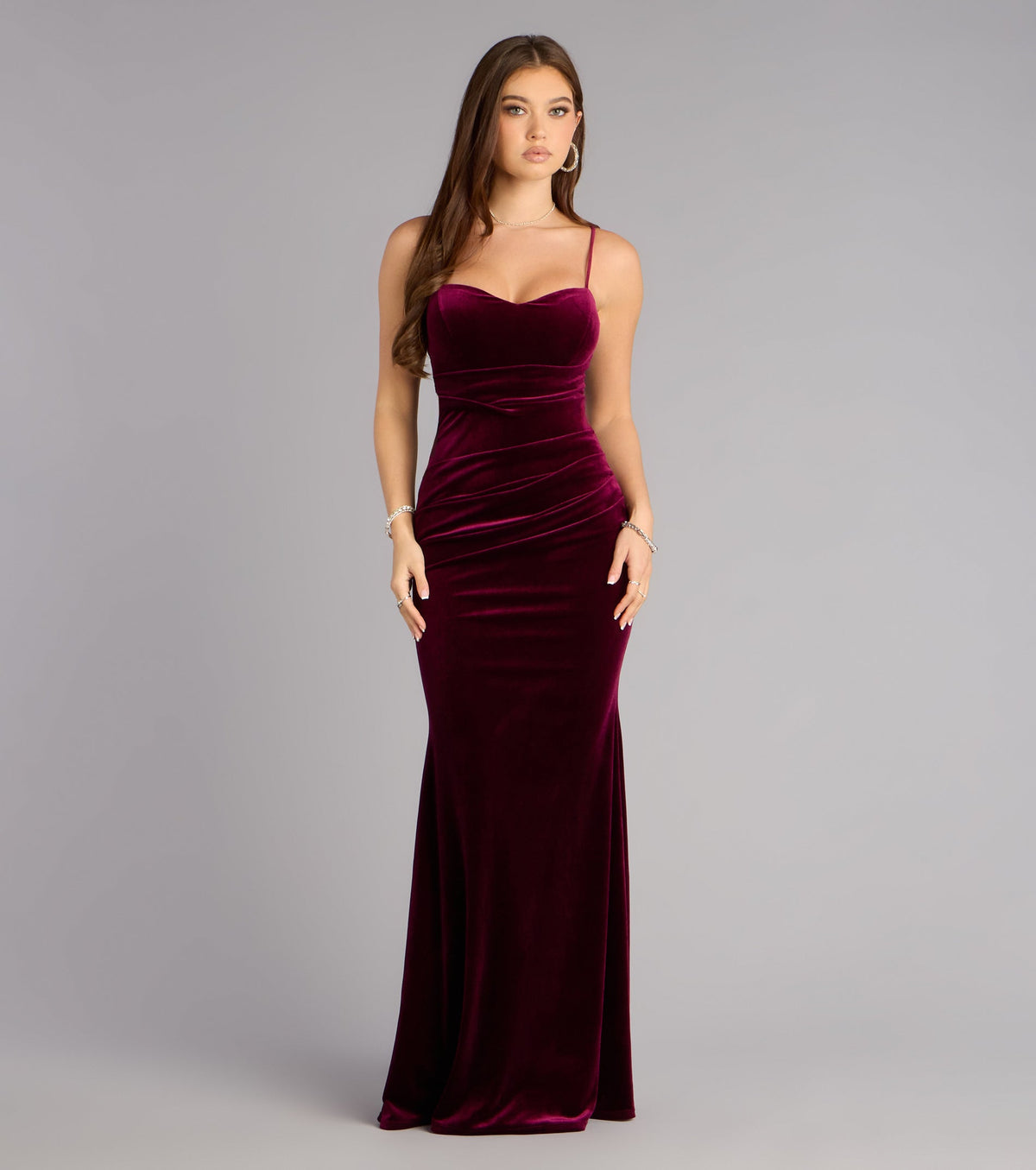 Layne Velvet Mermaid Formal Dress