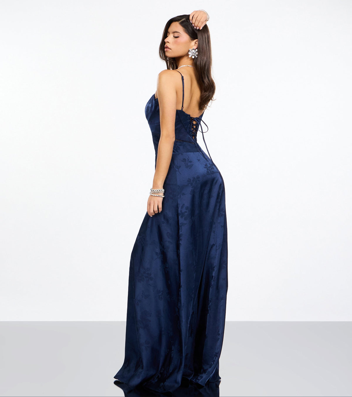 Annistyn Satin A-Line Formal Dress
