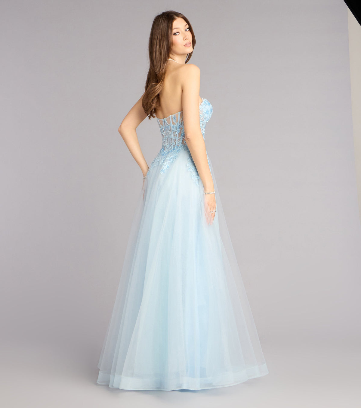 Kennedy Tulle A-Line Ball Gown