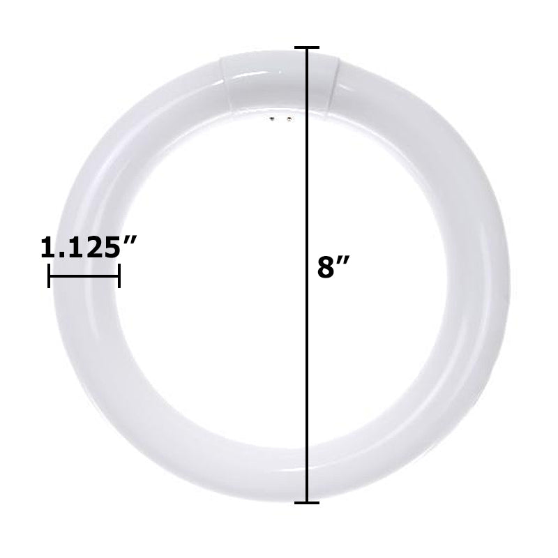 SUNLITE FC8T9 22W T9 4100k Cool White 8inch Circline Fluorescent Bulb