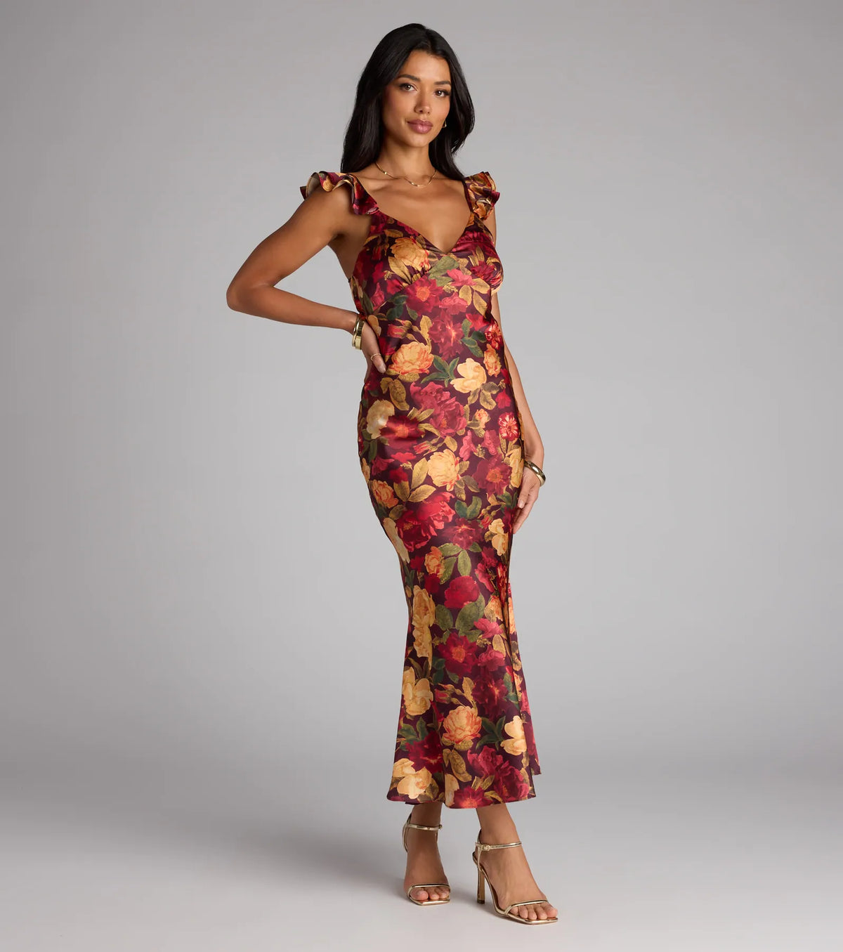 Love in Full Bloom Floral Maxi Dress
