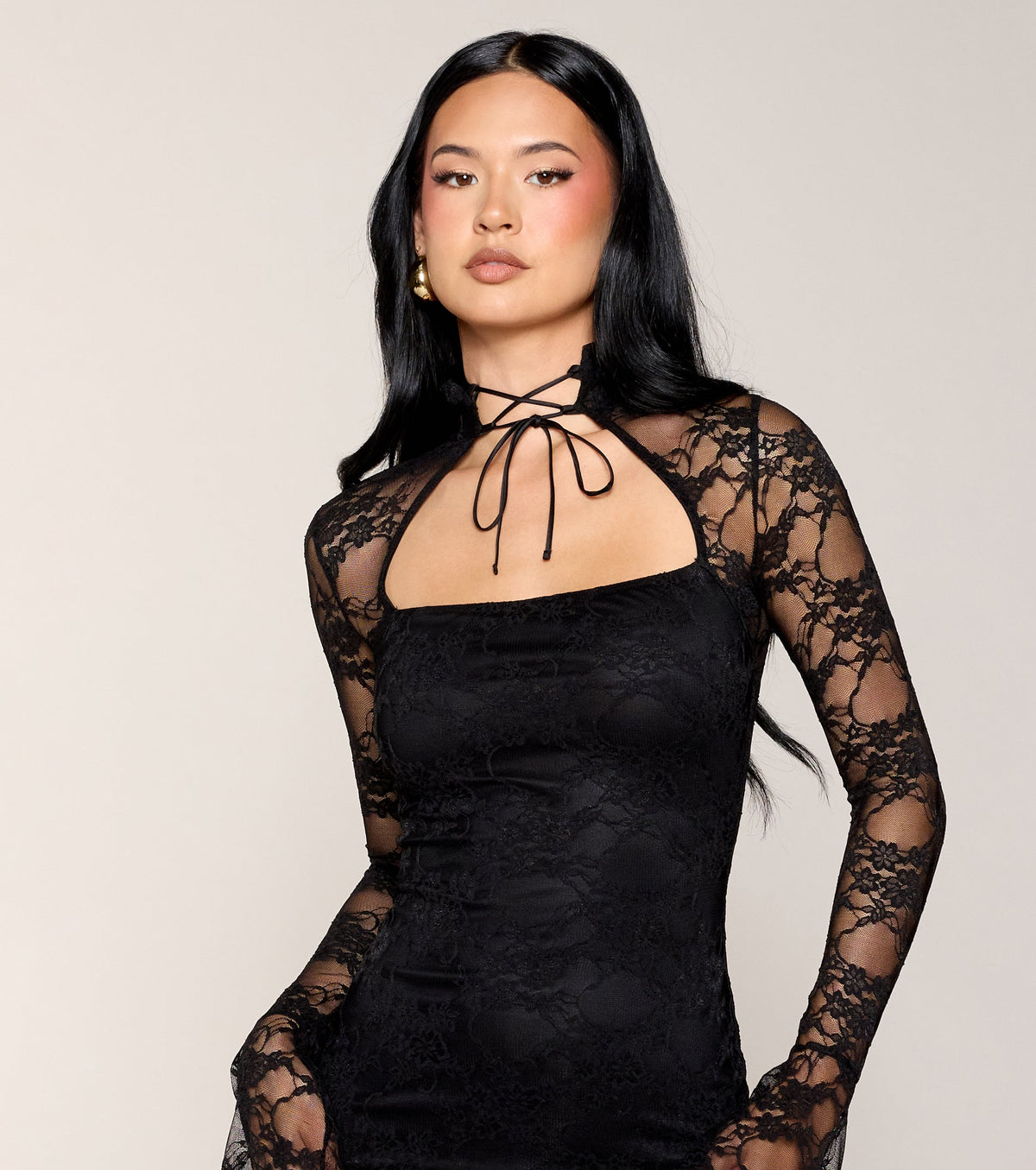 Got The Romance Lace Bodycon Mini Dress