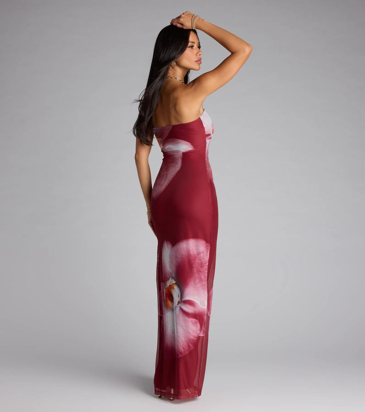 All Eyes On The Floral Maxi Dress