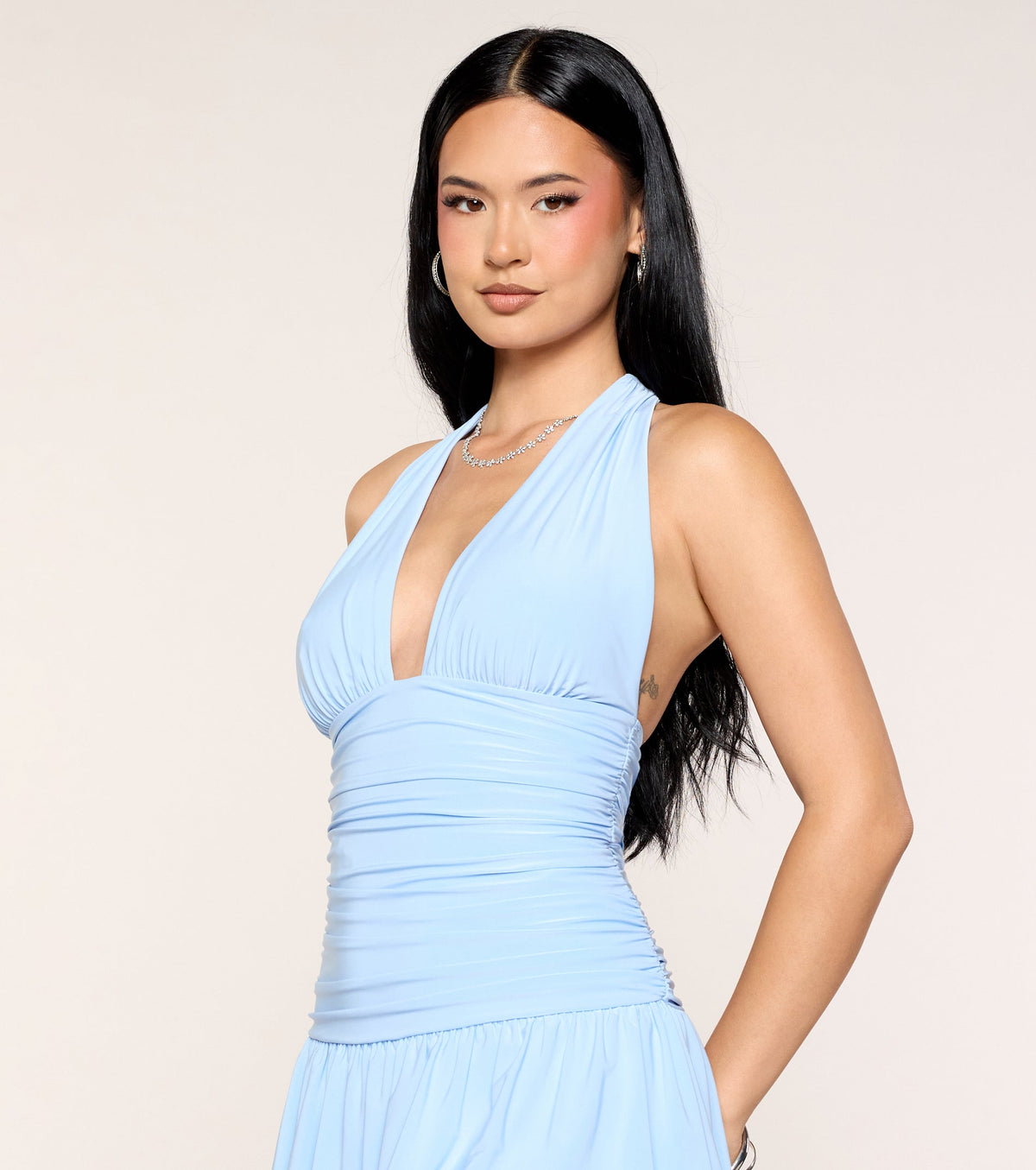 Extra Flirty Ruffle Mini Dress