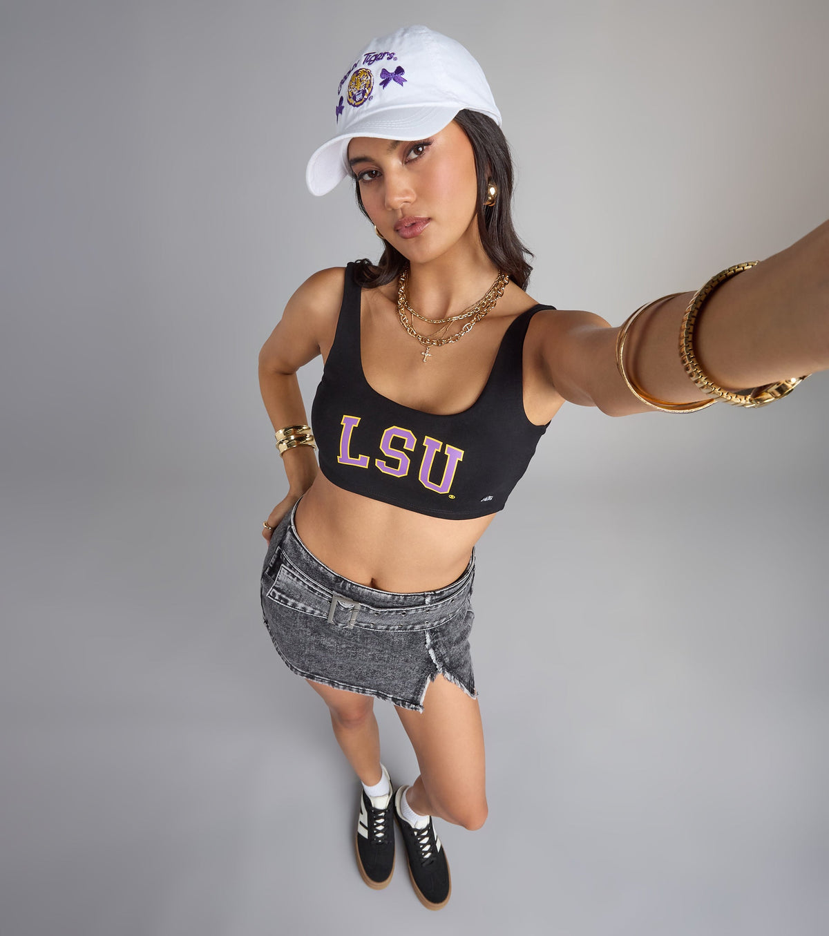 Study Break Slay LSU® Cropped Tank Top