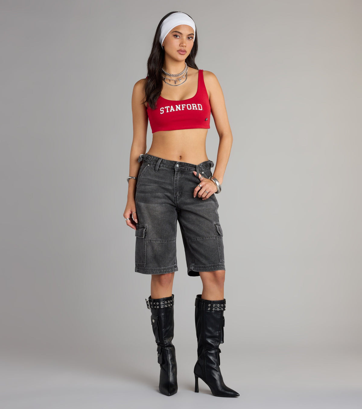 Ace The Fit Stanford® Cropped Tank Top