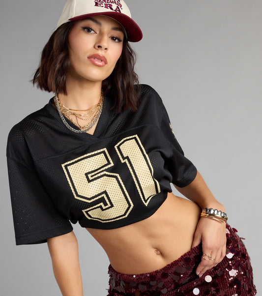 Fan Fave Florida State® Cropped Jersey Top