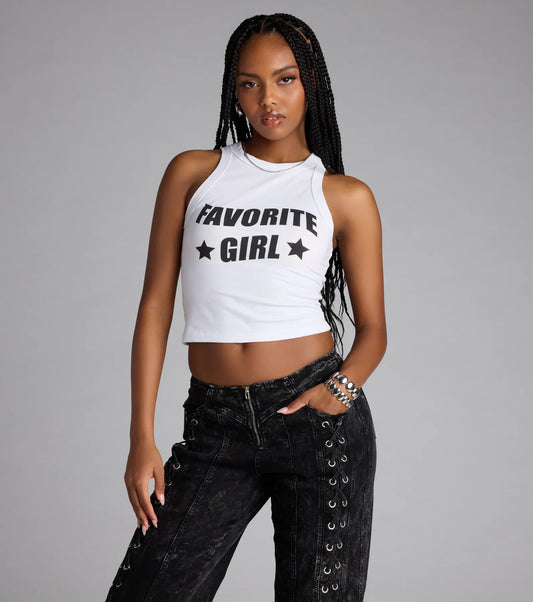 Favorite Girl Graphic Tank Top