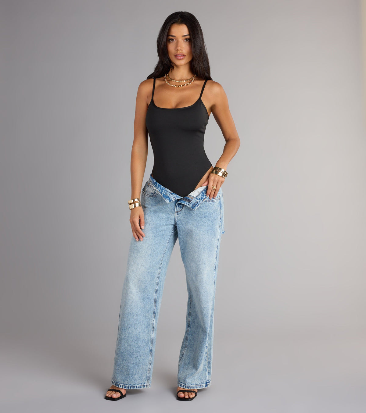 Forever Sleek Scoop Neck Bodysuit