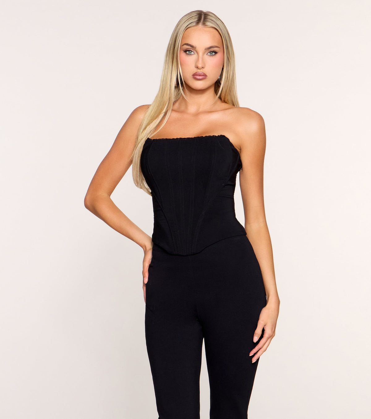 Forever Flattering Strapless Corset Top