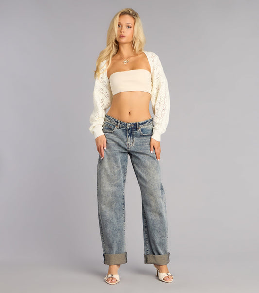Layered Up Energy Knit Long Sleeve Bolero