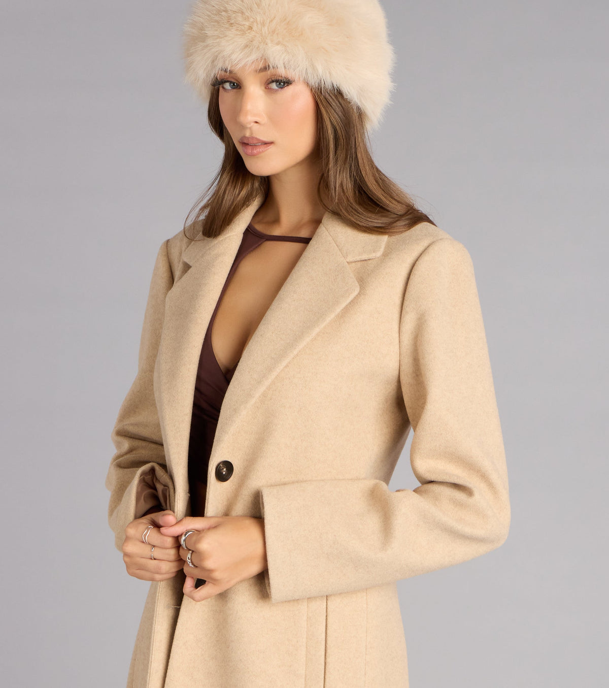 Classic Icon Button-Up Trench Coat
