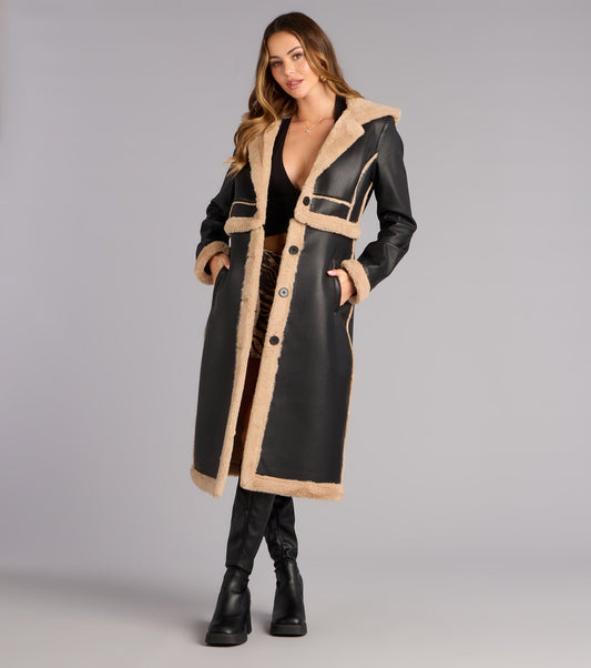 Cold Front Cutie Convertible Trench Coat