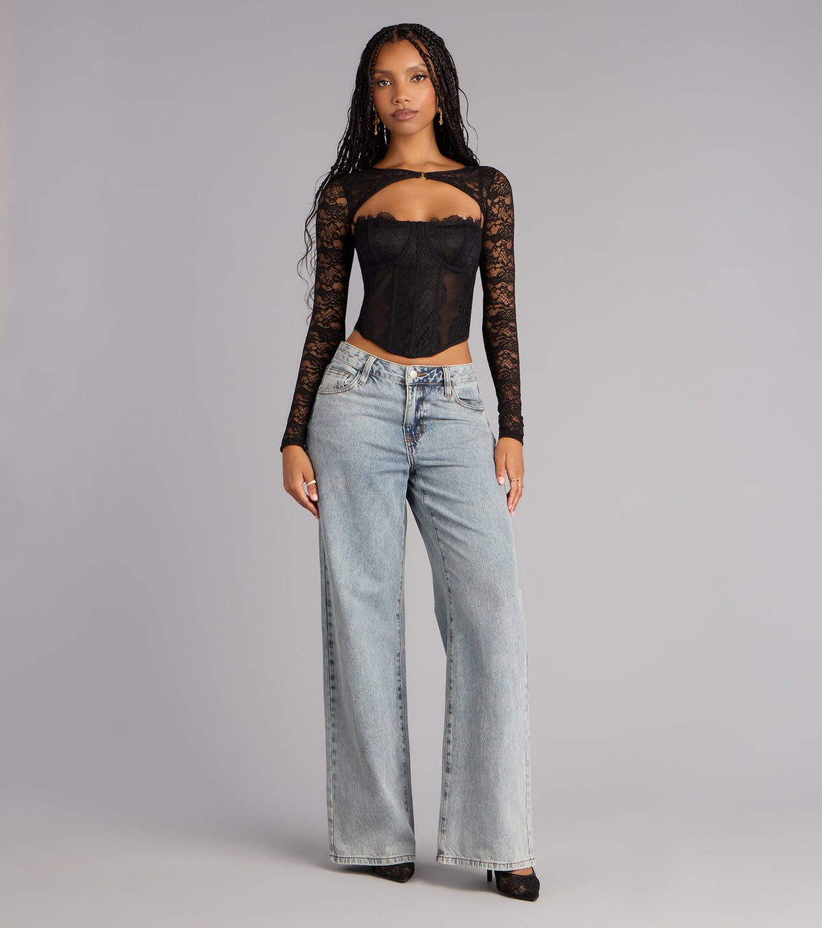 Delicate Edge Lace Bolero
