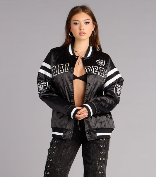 Ultra Game NFL Las Vegas Raiders Bomber Jacket