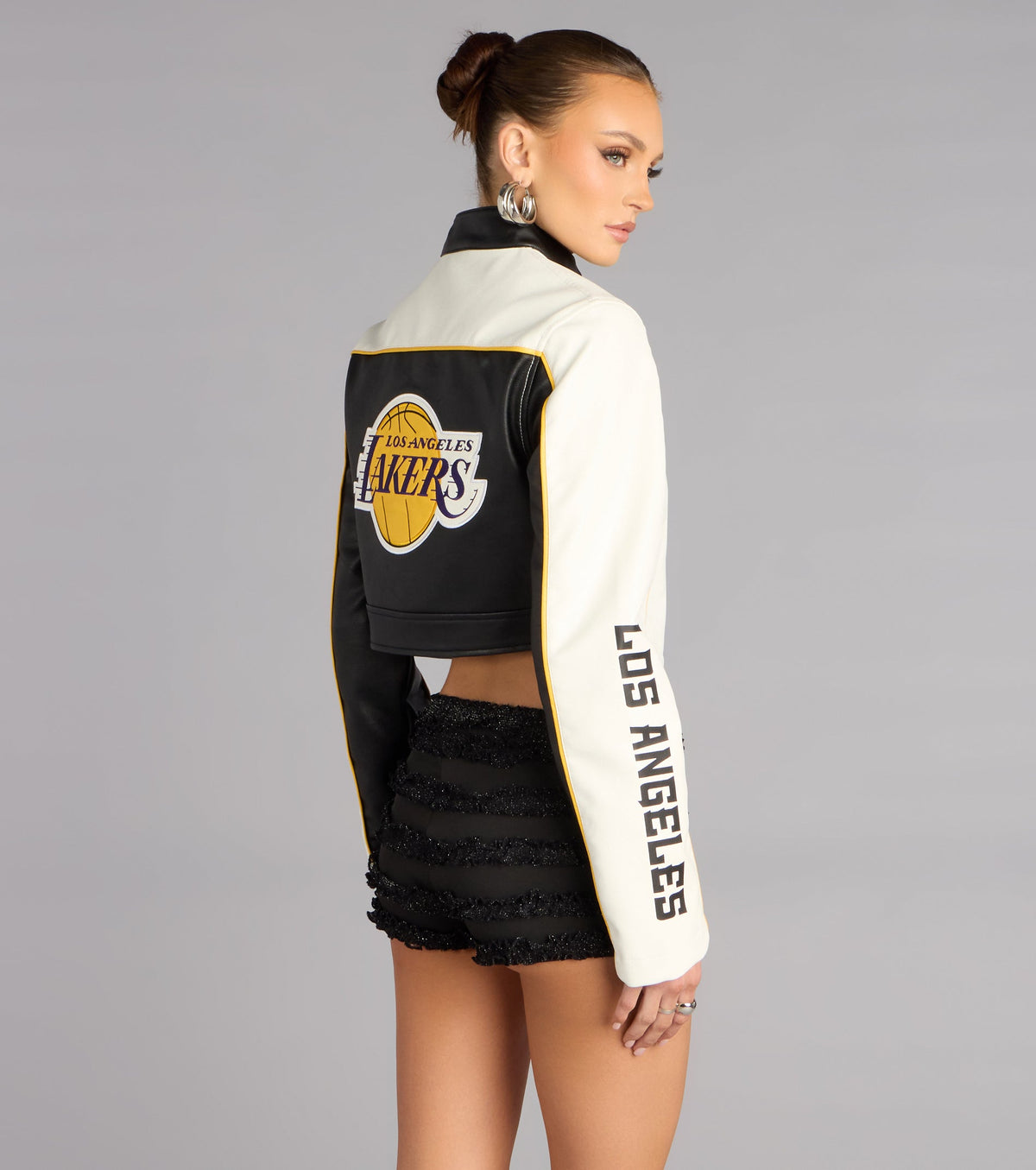 Ultra Game NBA Lakers Moto Jacket