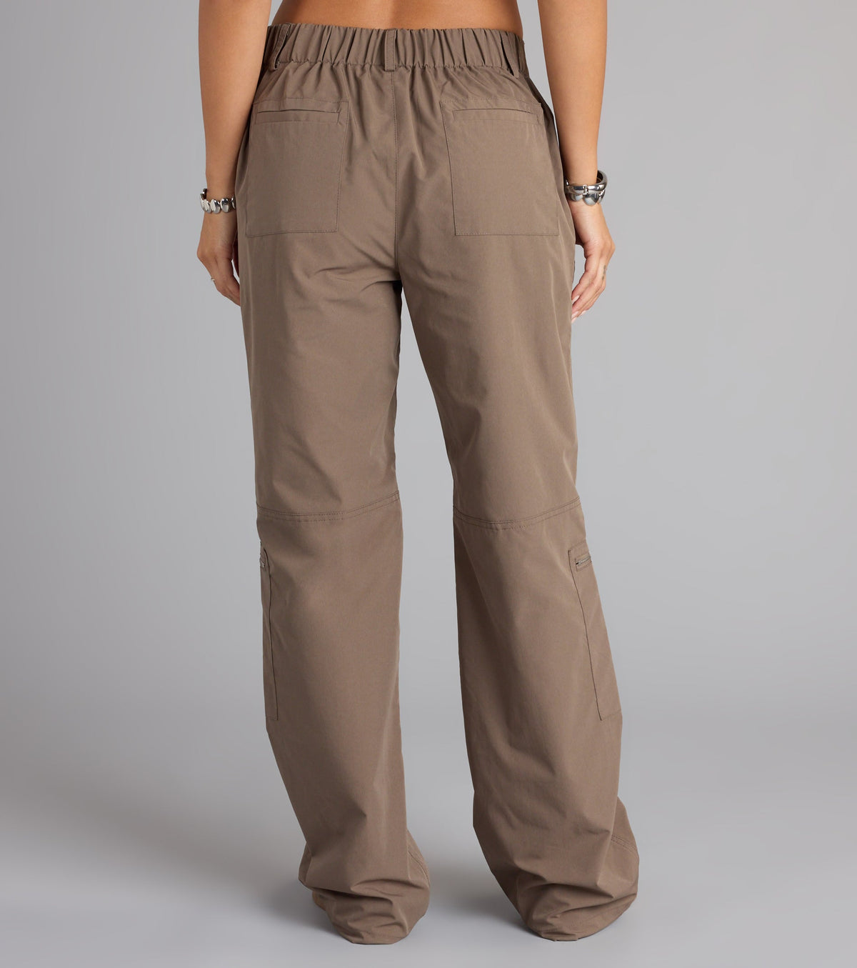 Zip It and Chill Mid-Rise Cargo Pants