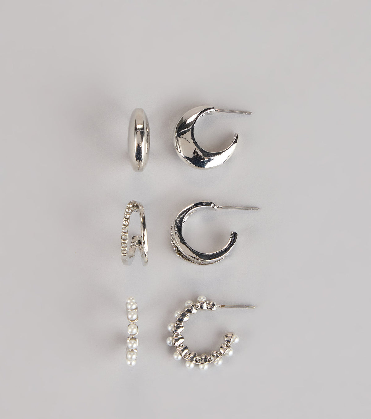 Perfect Stack Huggie Hoop Earrings Set