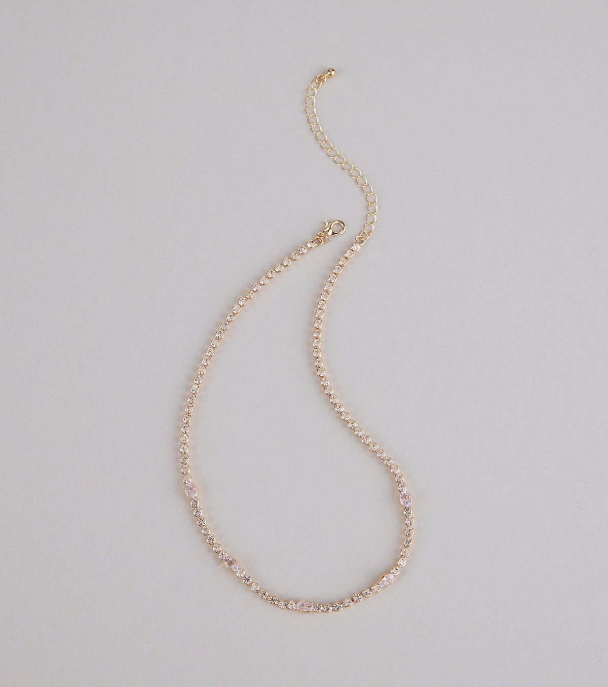 Extra Glow Rhinestone Necklace