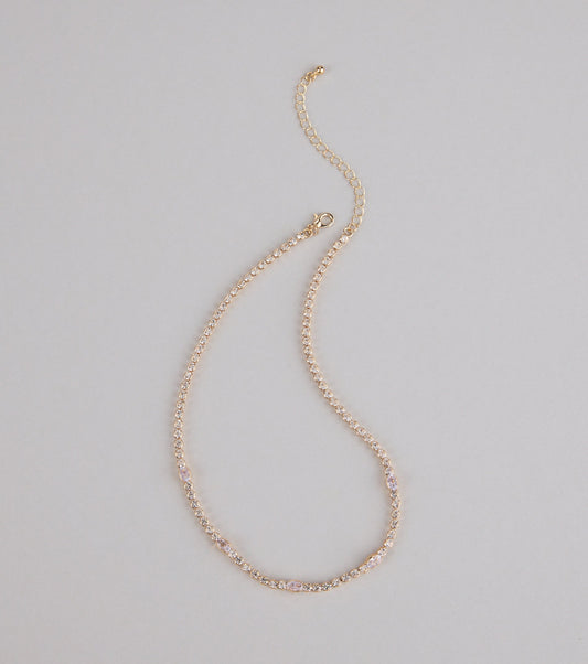 Extra Glow Rhinestone Necklace