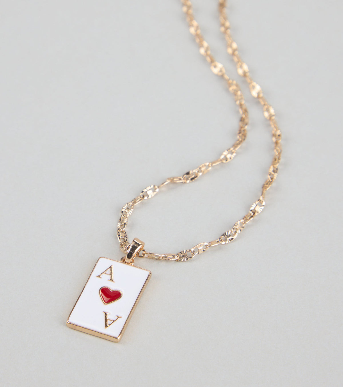 Ace Your Look Heart Pendant Necklace