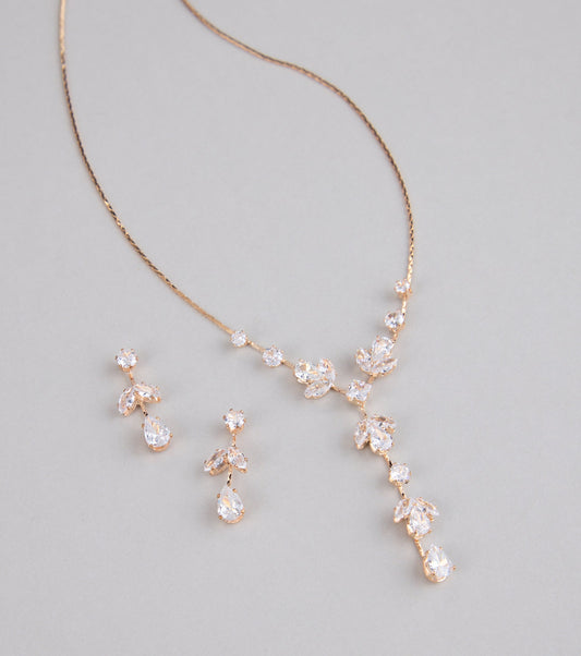 Garden Gala Cubic Zirconia Jewelry Set