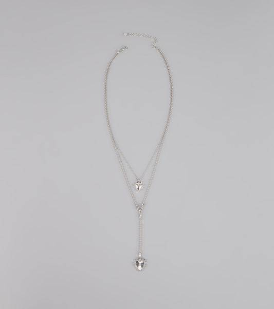 Double the Love Charm Necklace