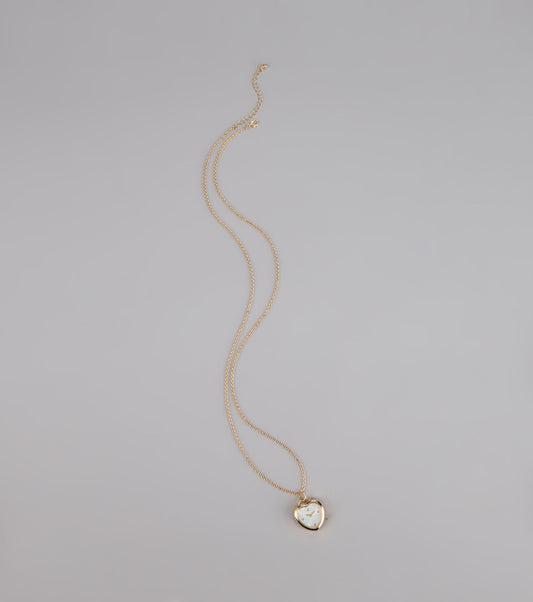 Time After Time Heart Watch Necklace