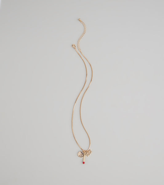 Lucky Streak Charm Necklace