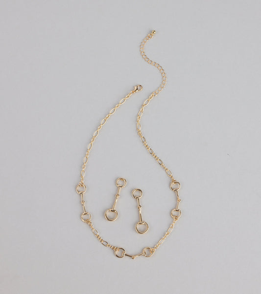 Everyday Luxe Necklace And Earrings Set