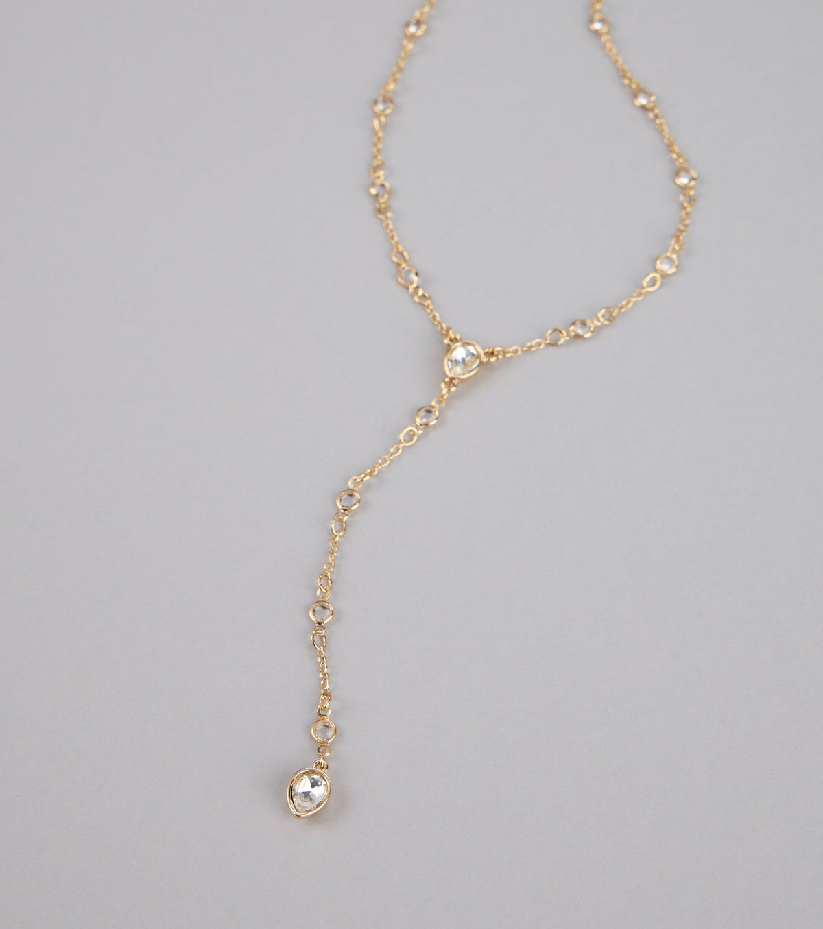 Dainty Glow Rhinestone Necklace