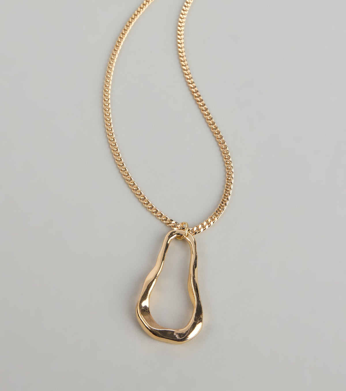 Molten Glow Pendant Necklace