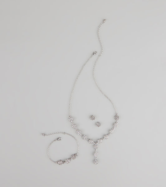 Bloom Baby Bloom Rhinestone Jewelry Set