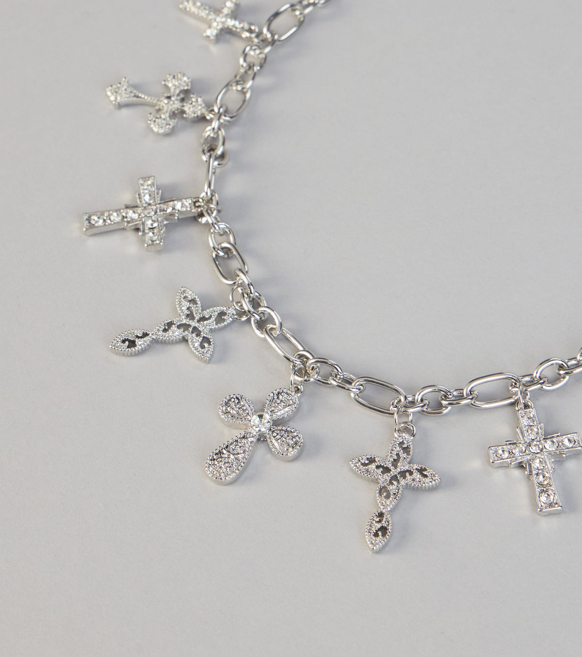 Faith Mode Cross Charm Necklace