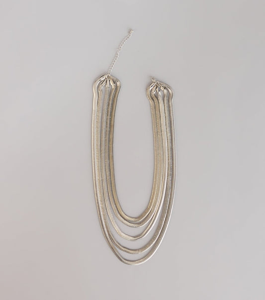 More Attitude Layered Snake Chain Necklace