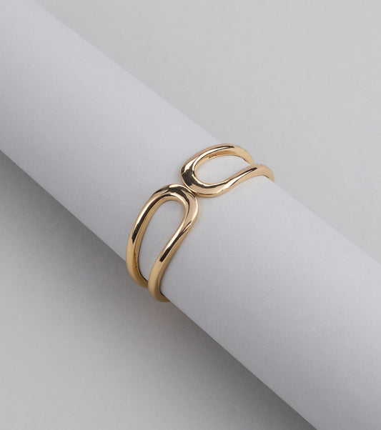 All Twisted Up Sculptural Statement Bracelet